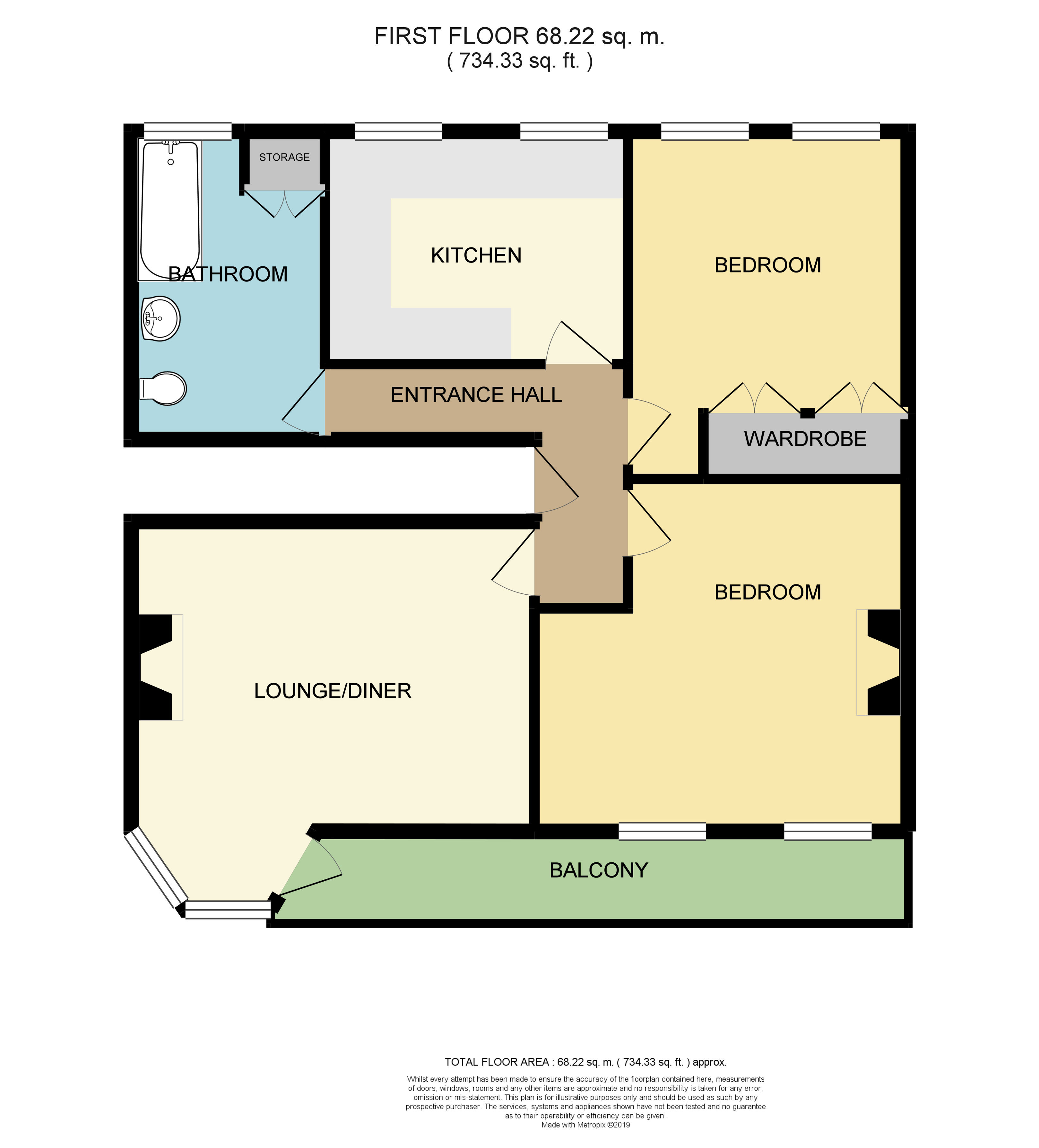 2 Bedrooms Flat to rent in Woodside Road, London N22