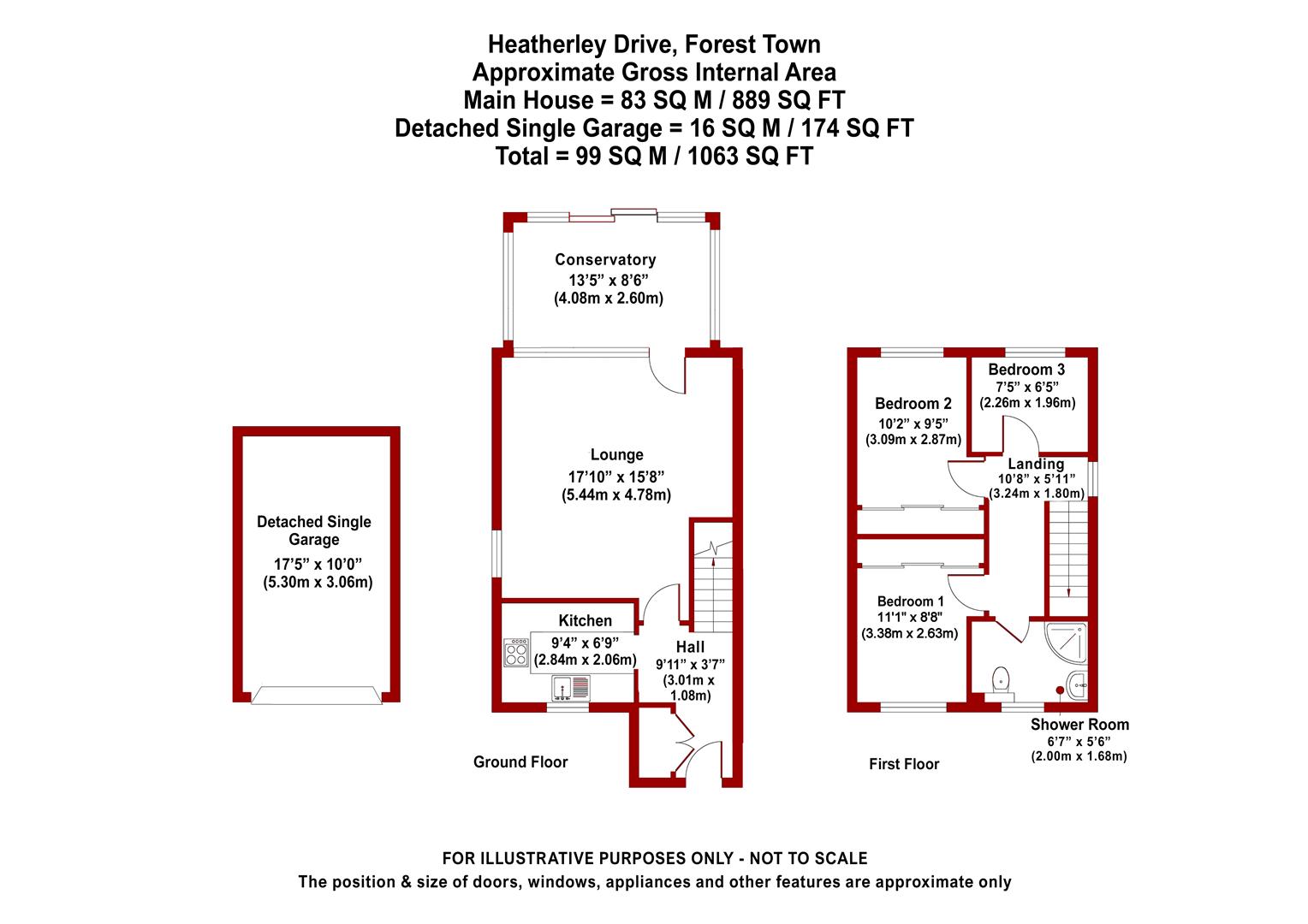 10, Heatherley Drive, Mansfield floorplan