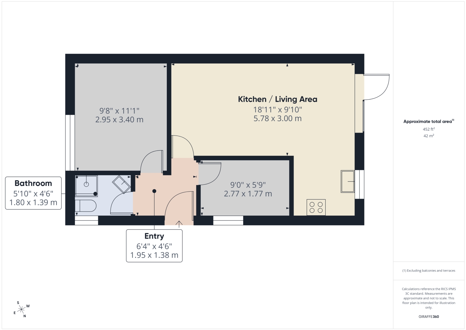77, The Willows, Gloucester floorplan