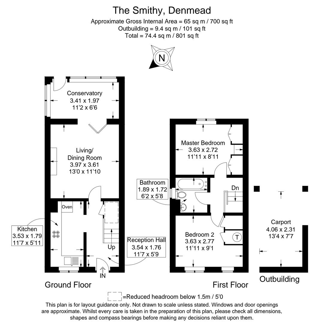 The Smithy, Denmead floorplan