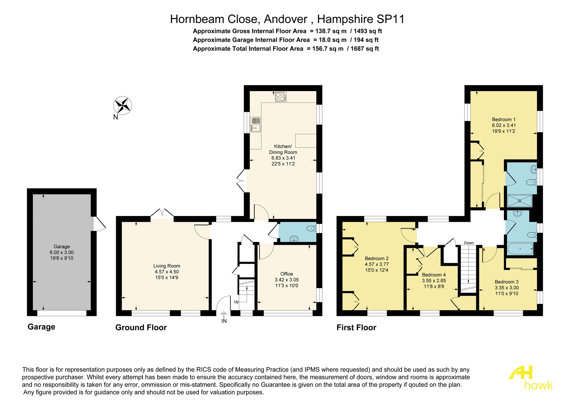 12 Hornbeam Close, Andover floorplan