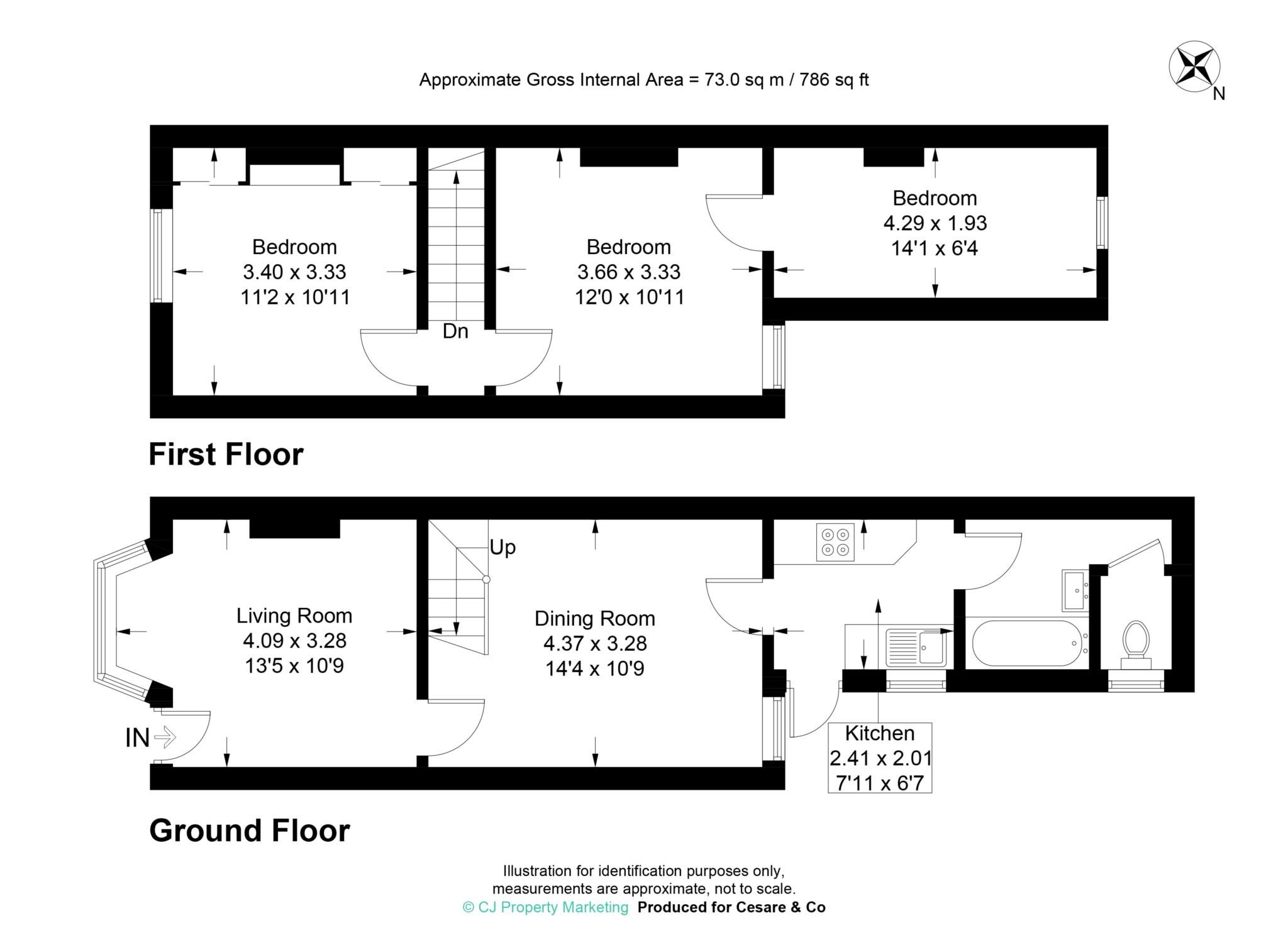 69, Longfield Road, Tring floorplan