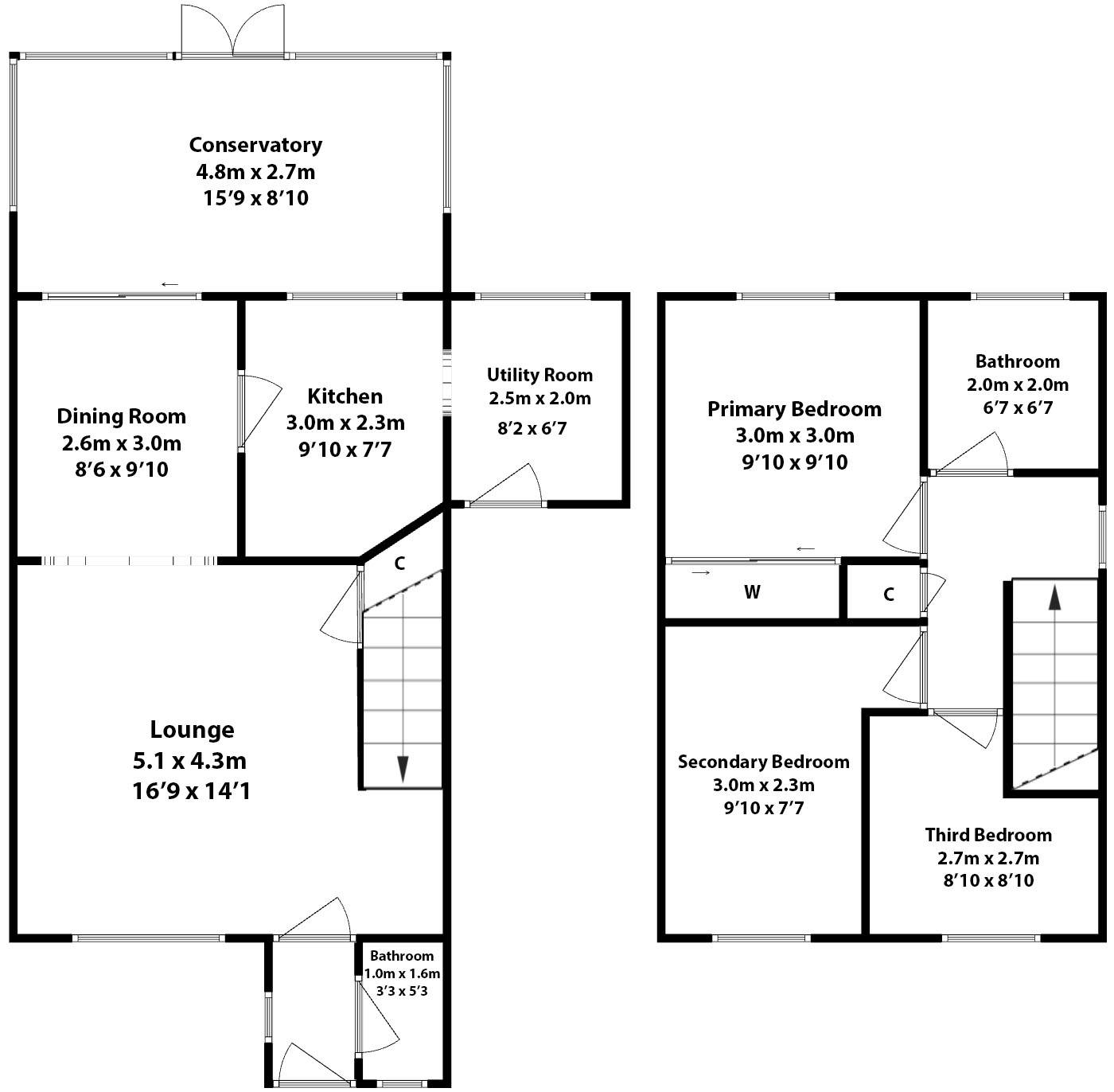 8 Lysa Vale Place, Bellshill floorplan