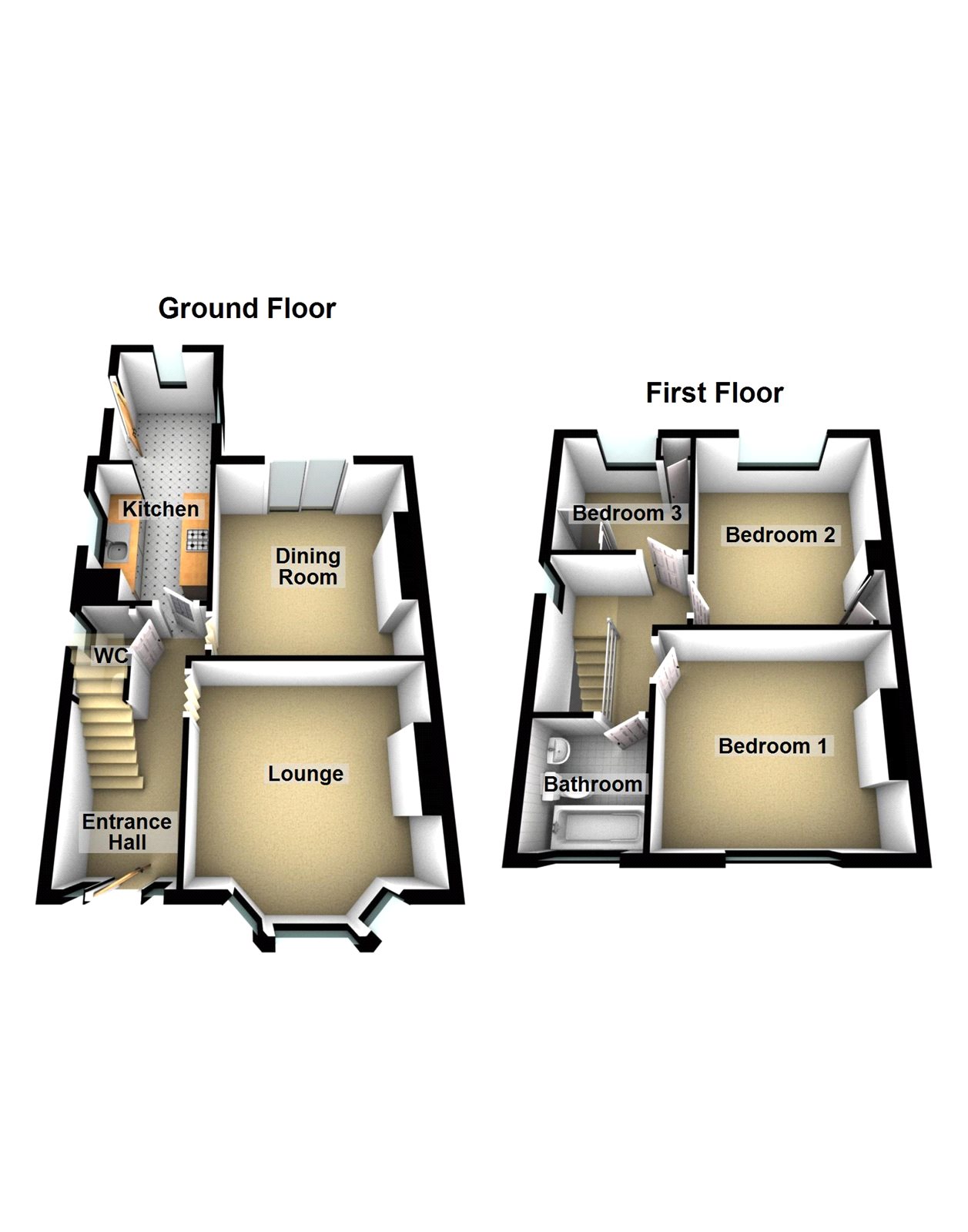 3 bed semidetached house for sale in Priory Lane, Scunthorpe, North