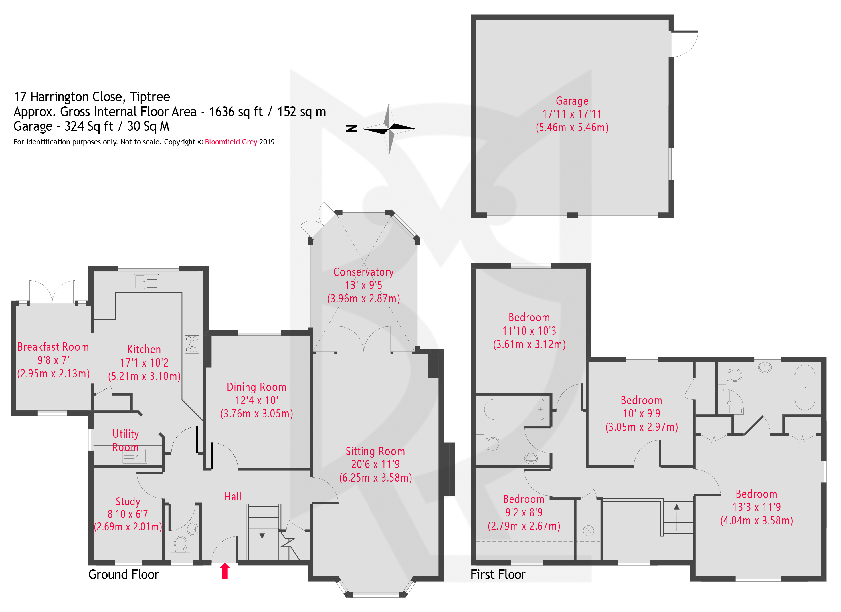 4 Bedrooms Detached house for sale in Harrington Close, Tiptree, Colchester CO5