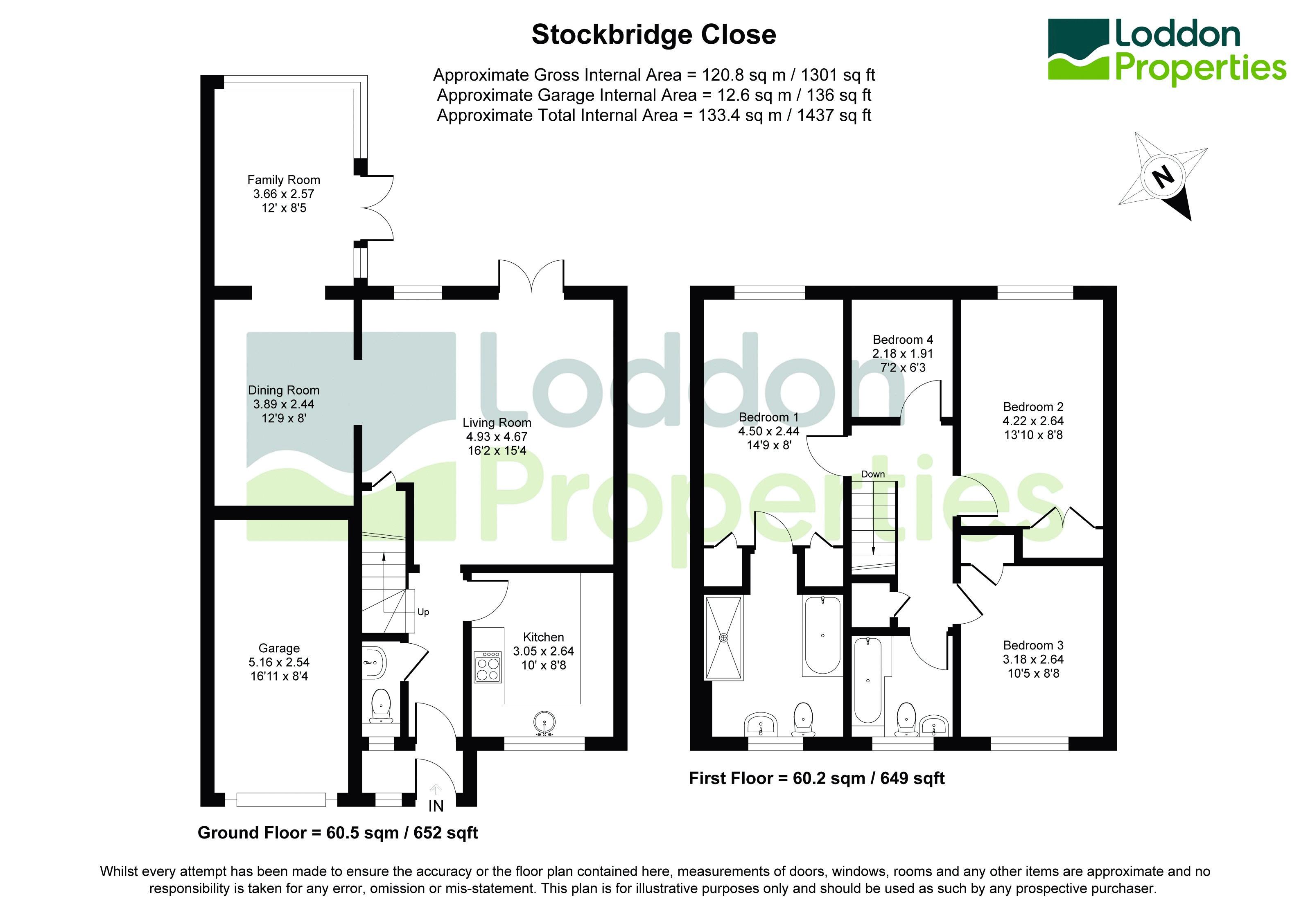 30, Stockbridge Close, Basingstoke floorplan
