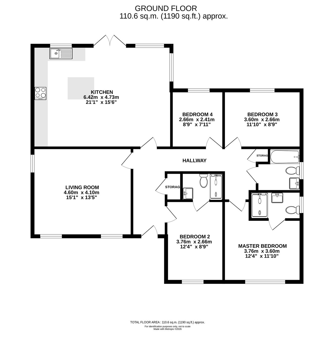 Cefn Llan, Llangammarch Wells floorplan