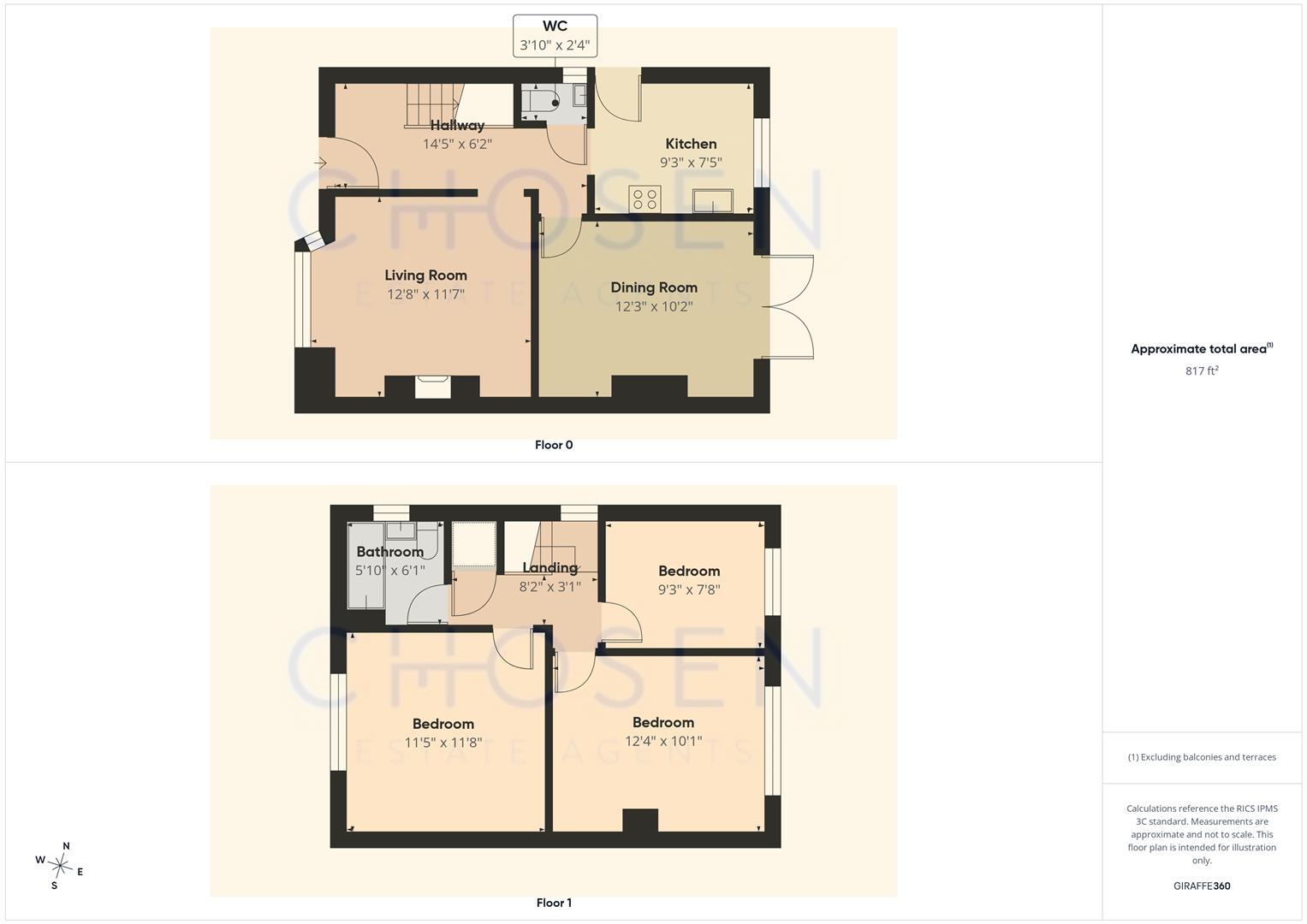 61, Melville Road, Gloucester floorplan