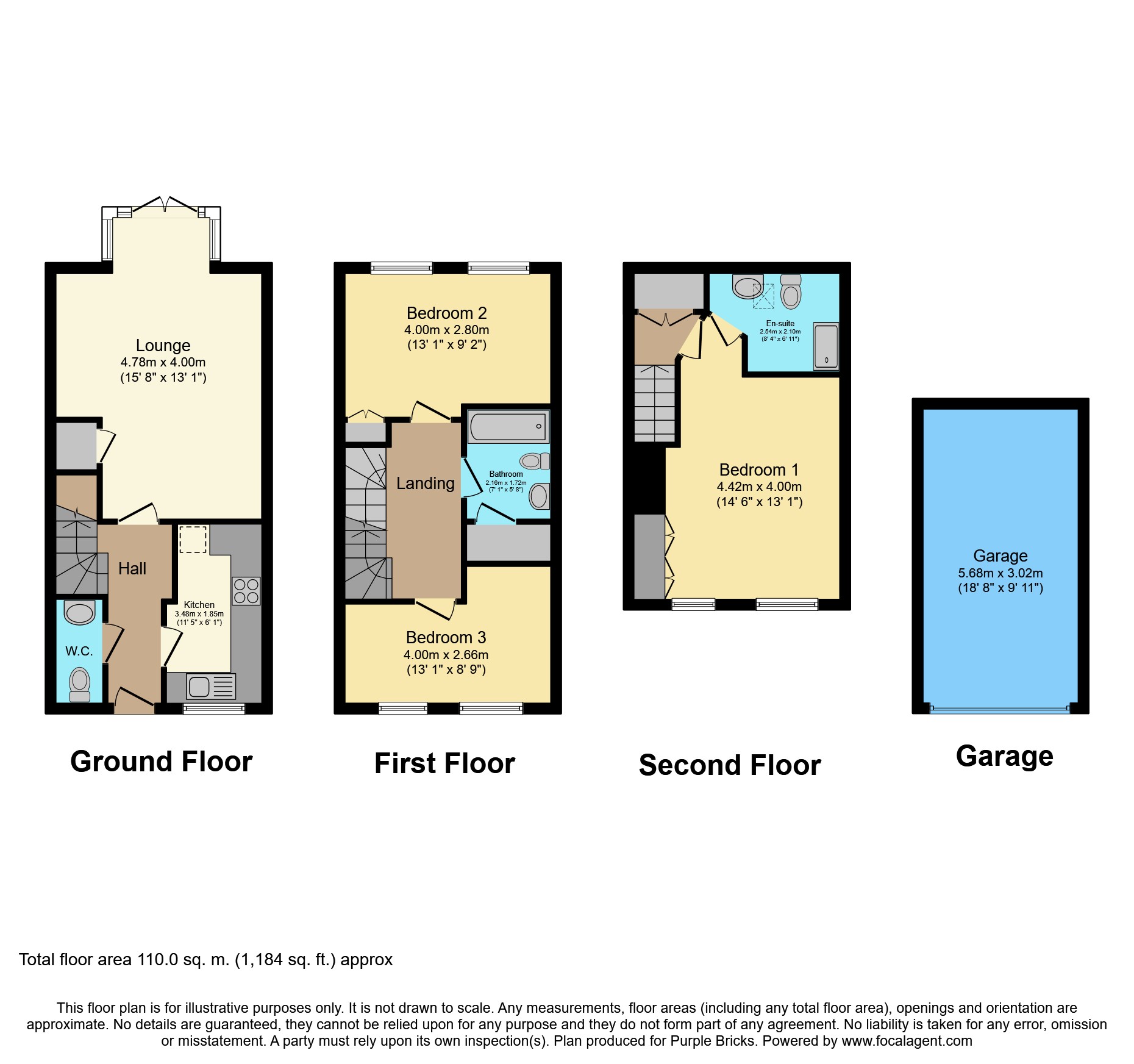 3 Bedrooms Town house for sale in Sinclair Drive, Basingstoke RG21