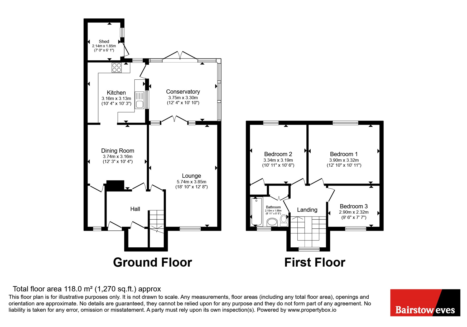26, The Green, Mansfield floorplan