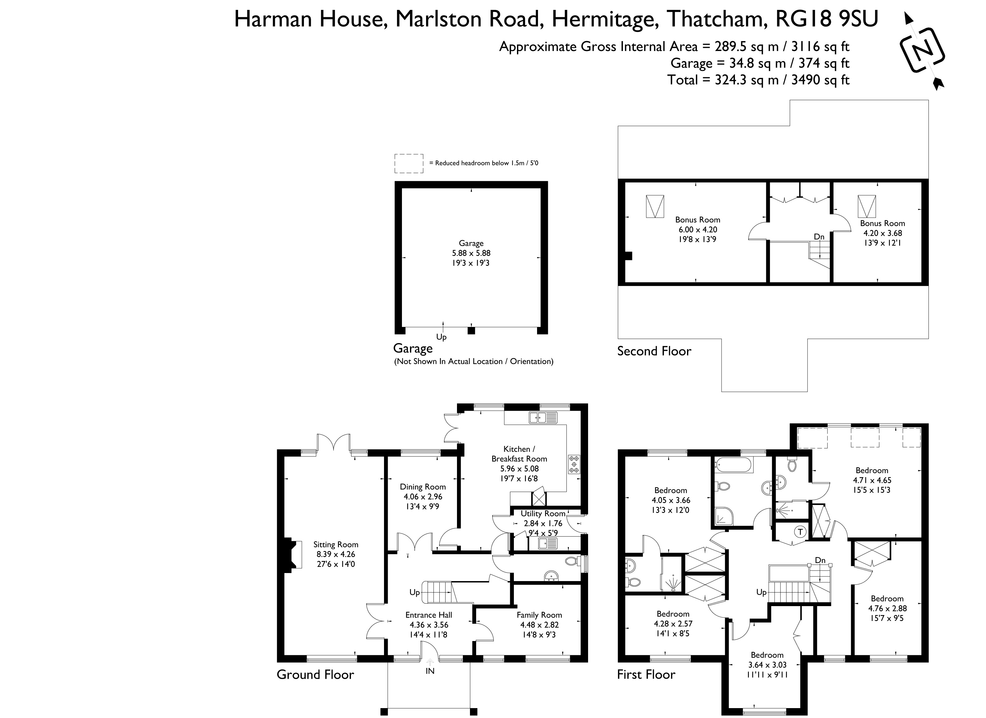 7 Bedrooms Detached house for sale in Marlston Road, Hermitage, Thatcham RG18