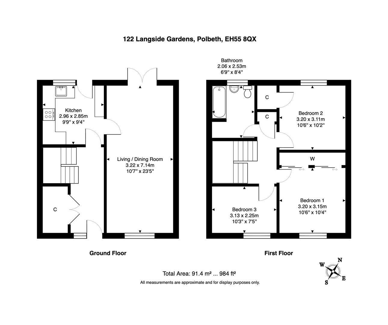 122, Langside Gardens, West Calder floorplan