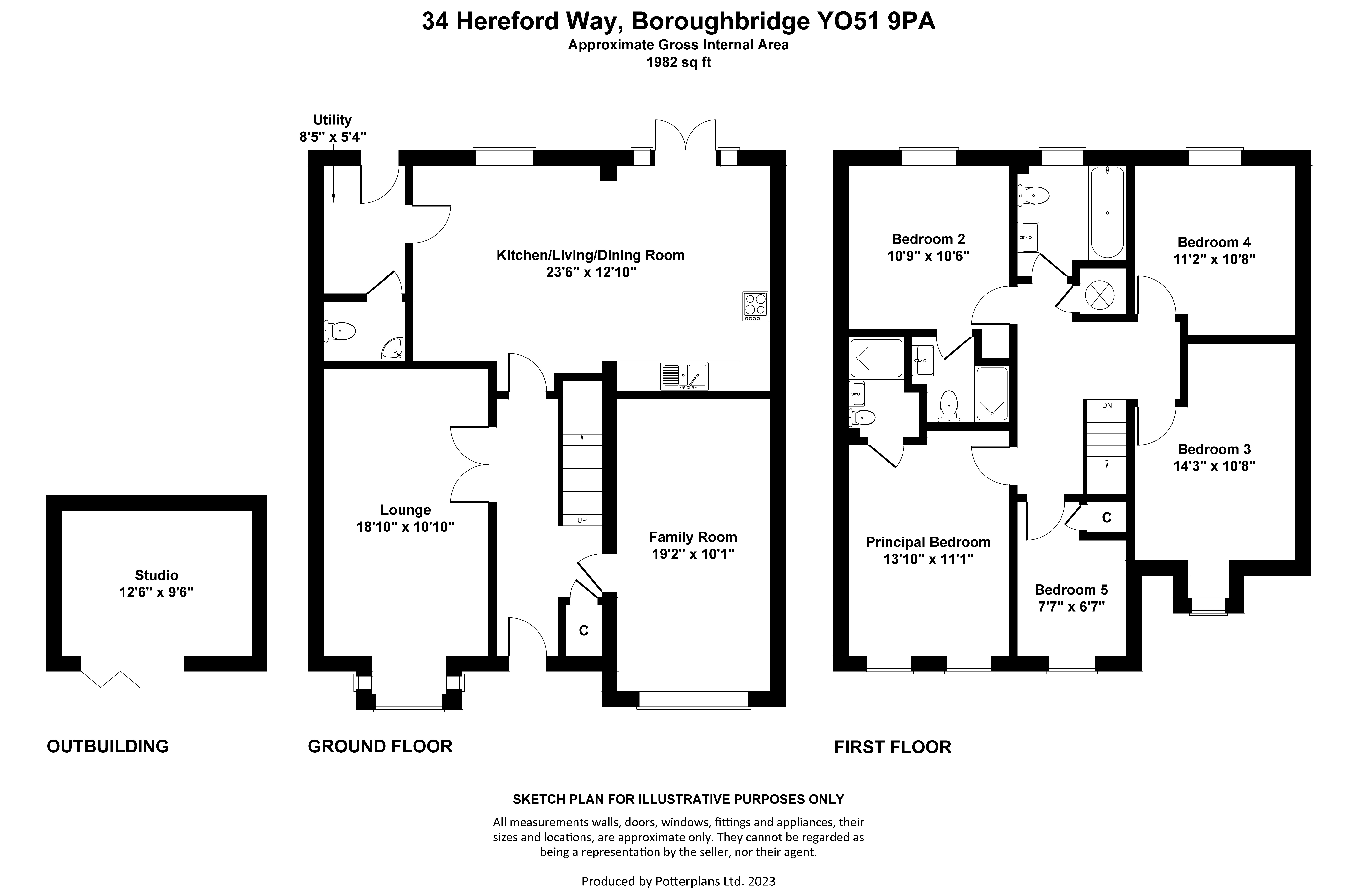 Hereford Way, Boroughbridge, York YO51, 5 bedroom detached house for
