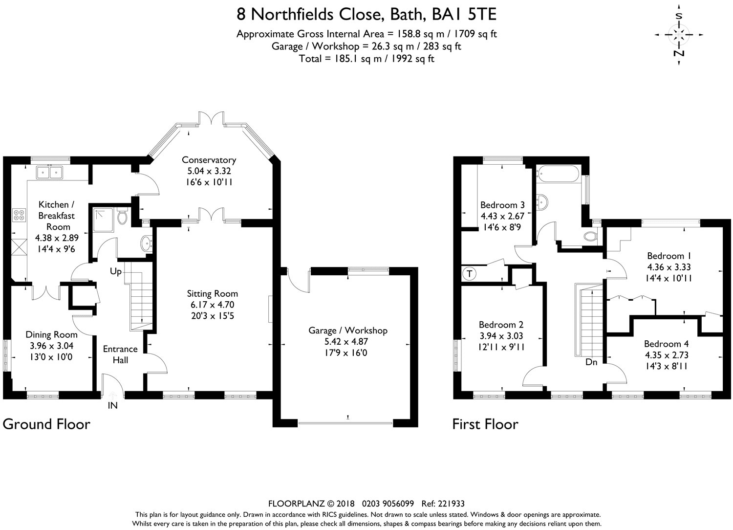 4 Bedrooms Detached house for sale in Northfields Close, Bath BA1