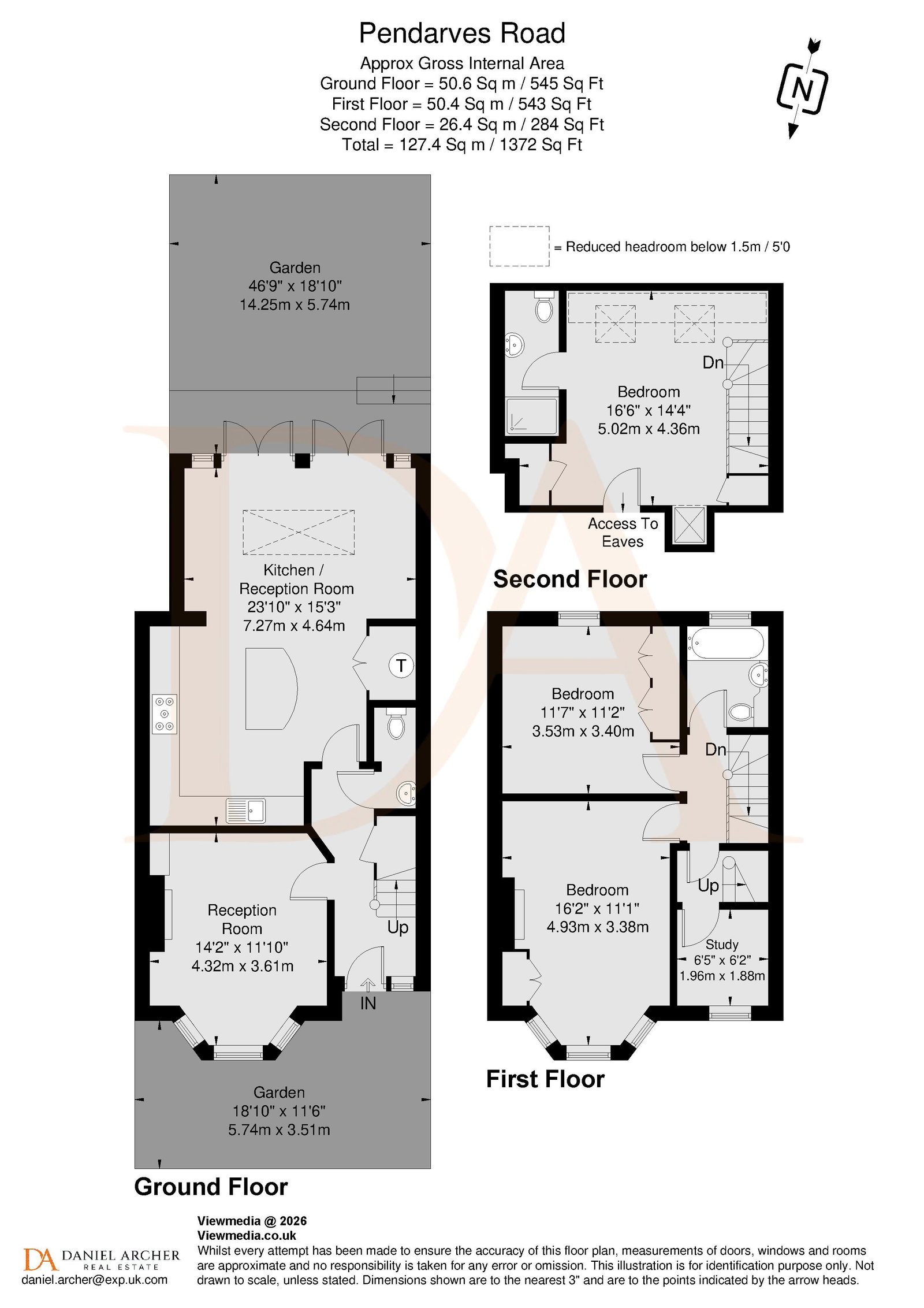 9, Pendarves Road, London floorplan