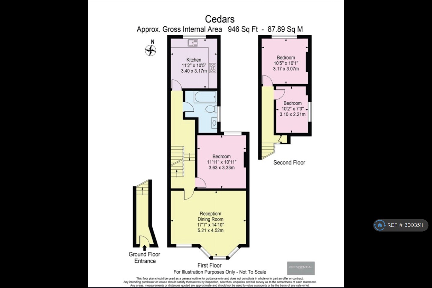 B Cedars Avenue, London floorplan