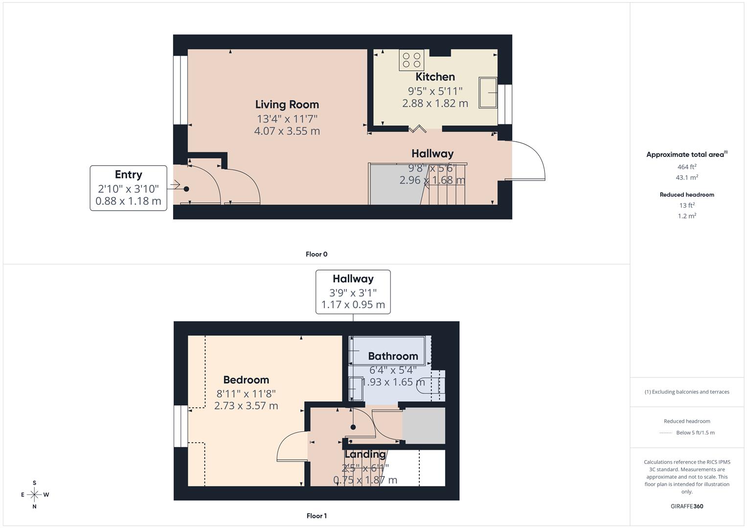 40, Grange Road, West Molesey floorplan