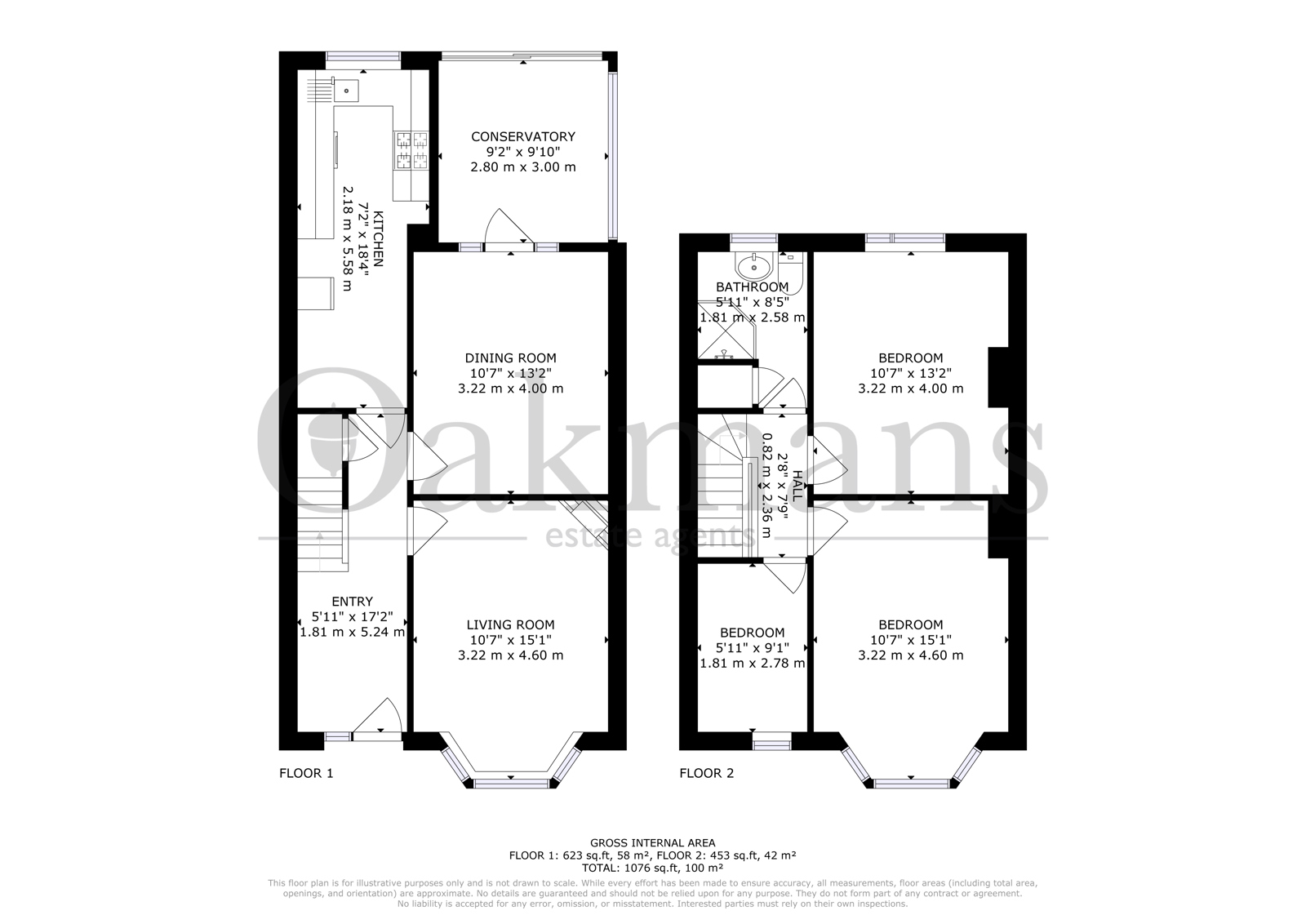 8, AUBREY ROAD, BIRMINGHAM floorplan