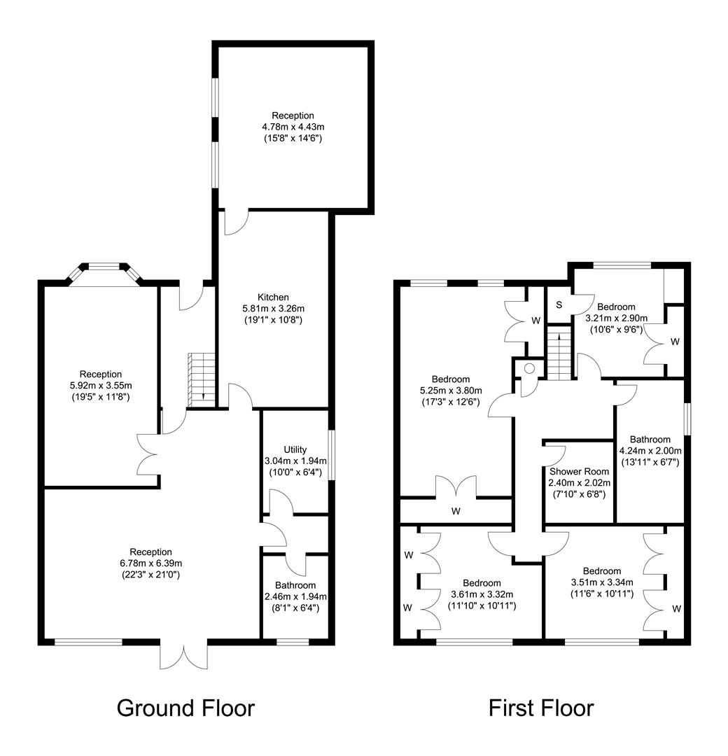 62, Castleton Road, Stoke-On-Trent floorplan