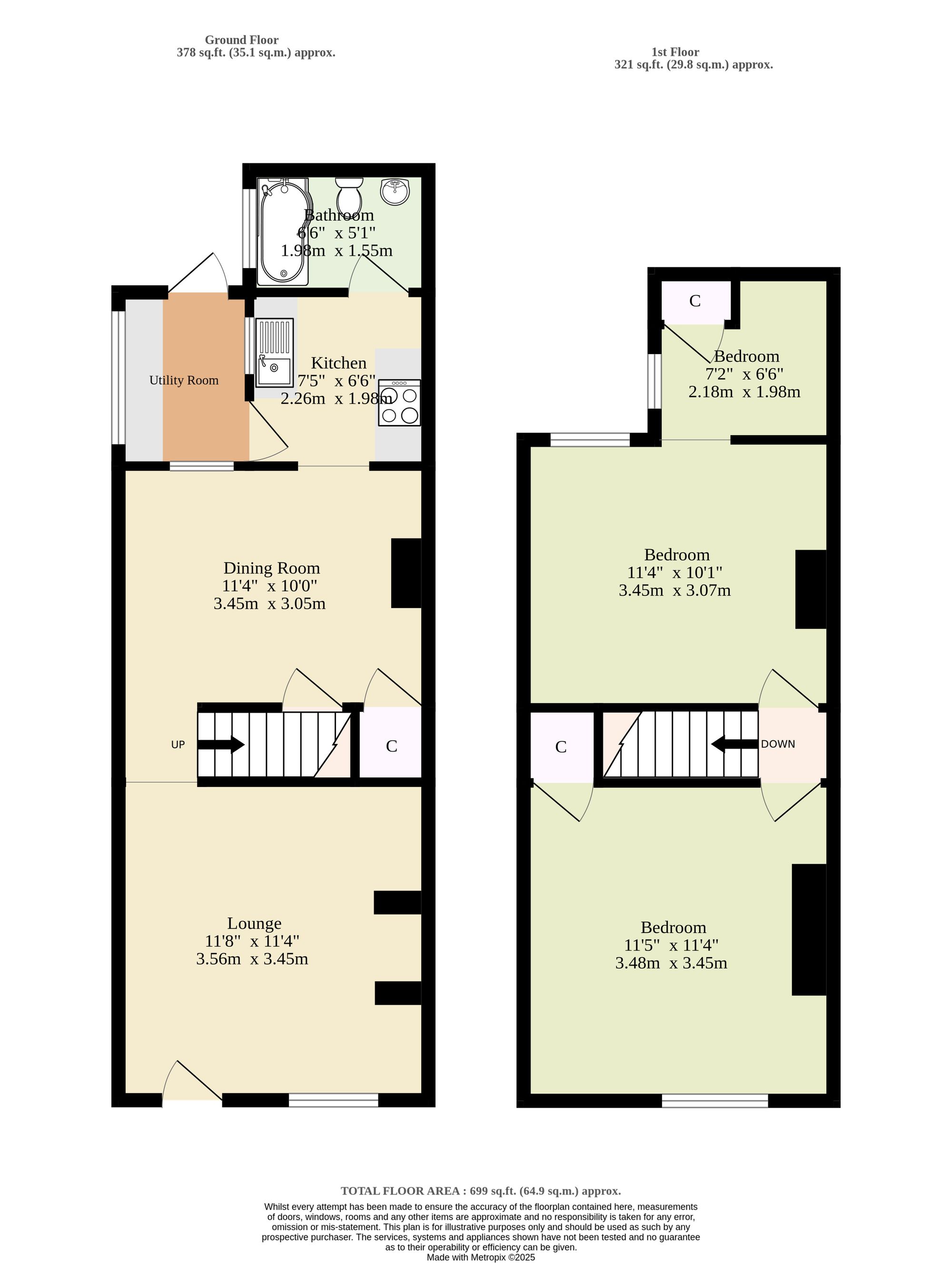 92 Waterloo Road, Norwich floorplan