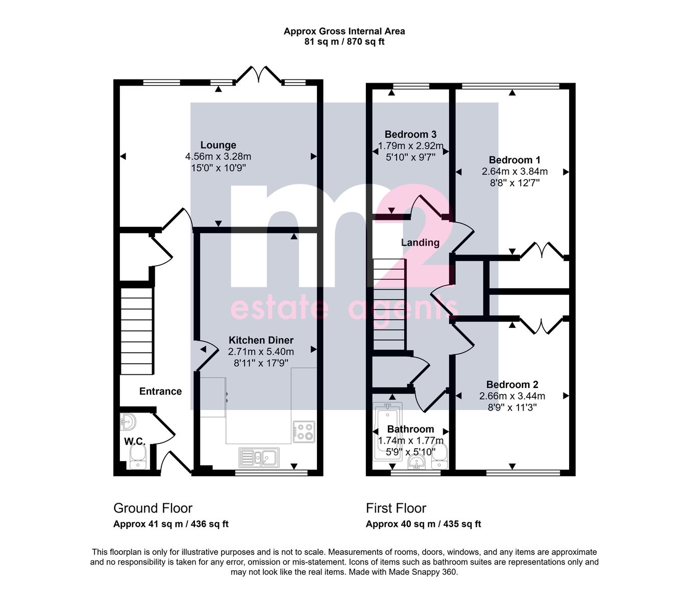 71, Dan Y Deri, Abergavenny floorplan