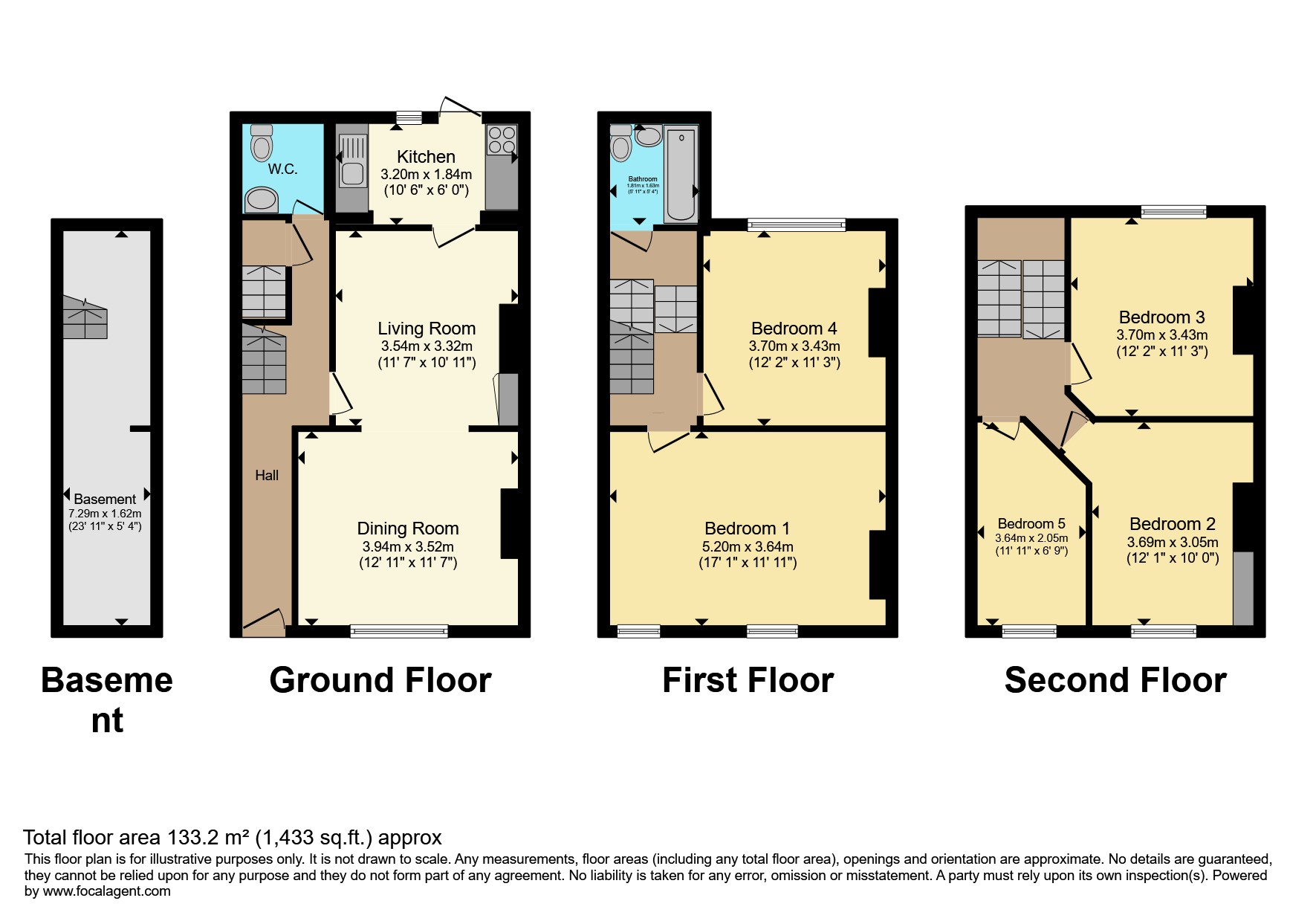 36, Ashmead Road, London floorplan