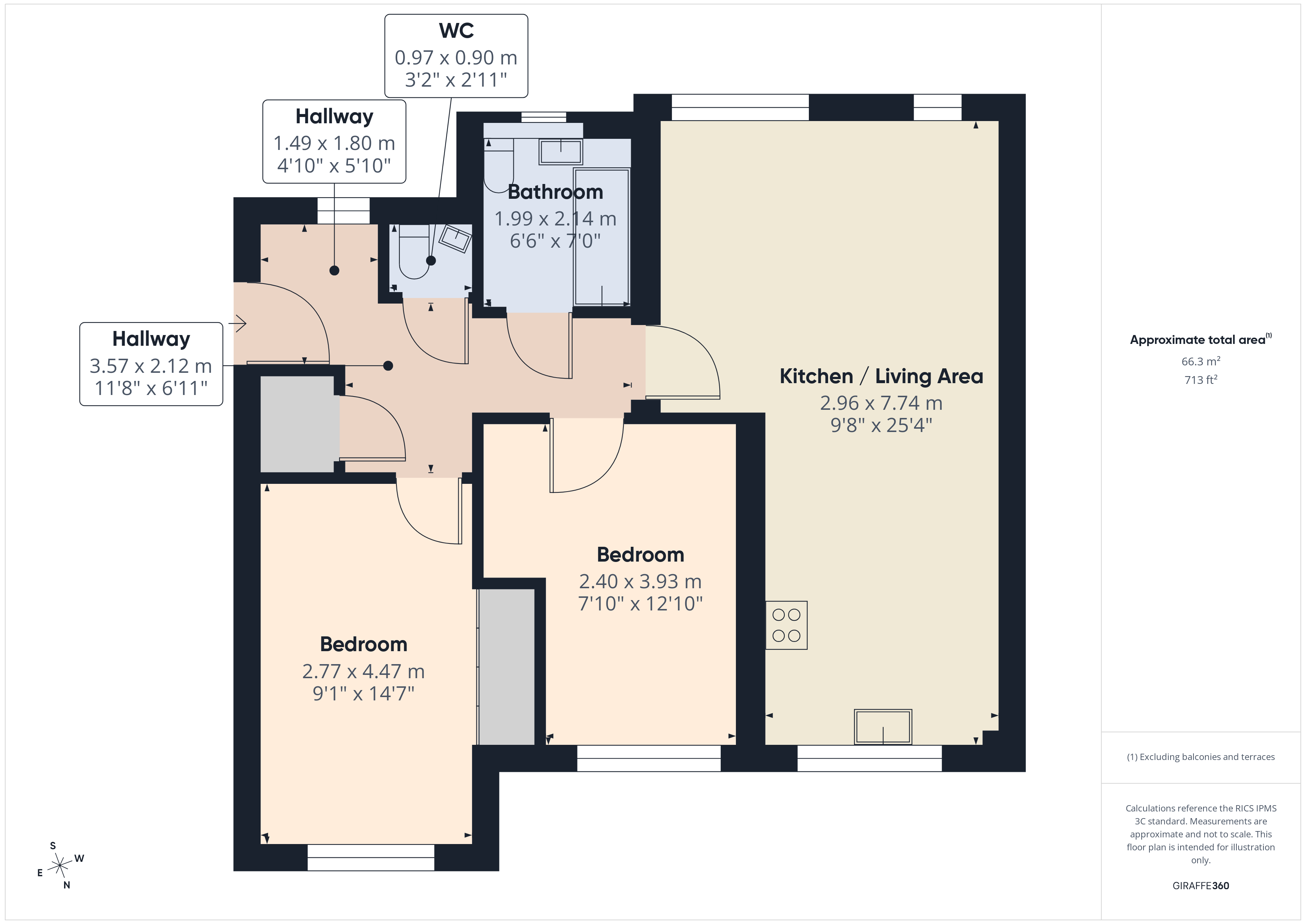 44, Clayhill Gardens, Rochester floorplan