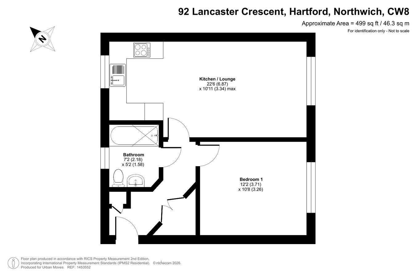 92, Lancaster Crescent, Northwich floorplan