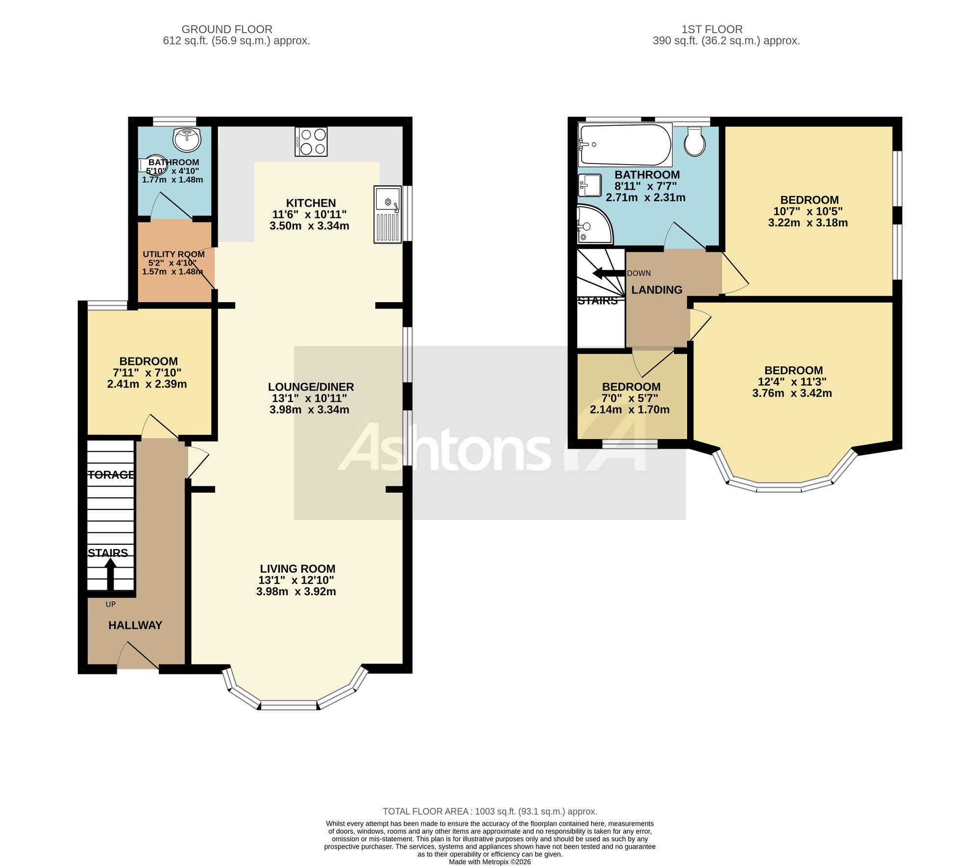 171 Firs Lane, Leigh floorplan