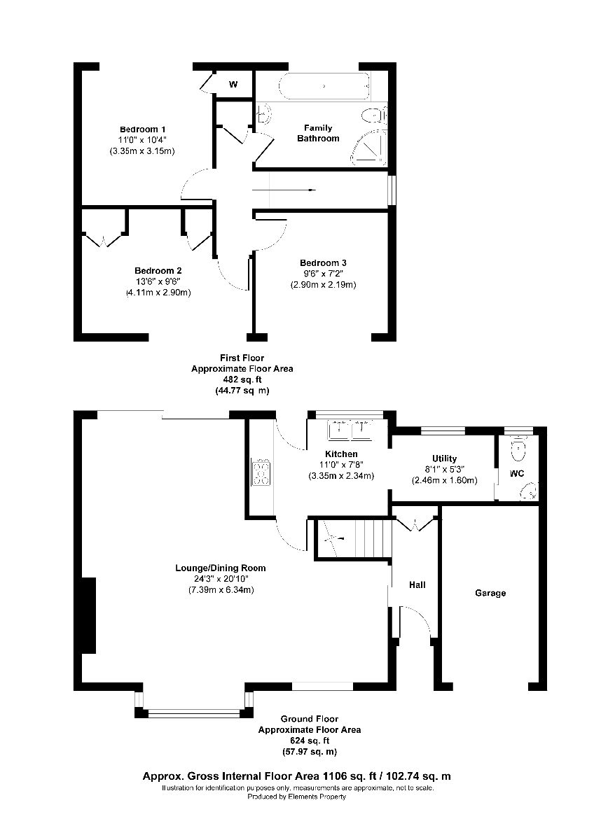 Elstow Road, Kempston, Bedford MK42, 3 bedroom detached house for sale