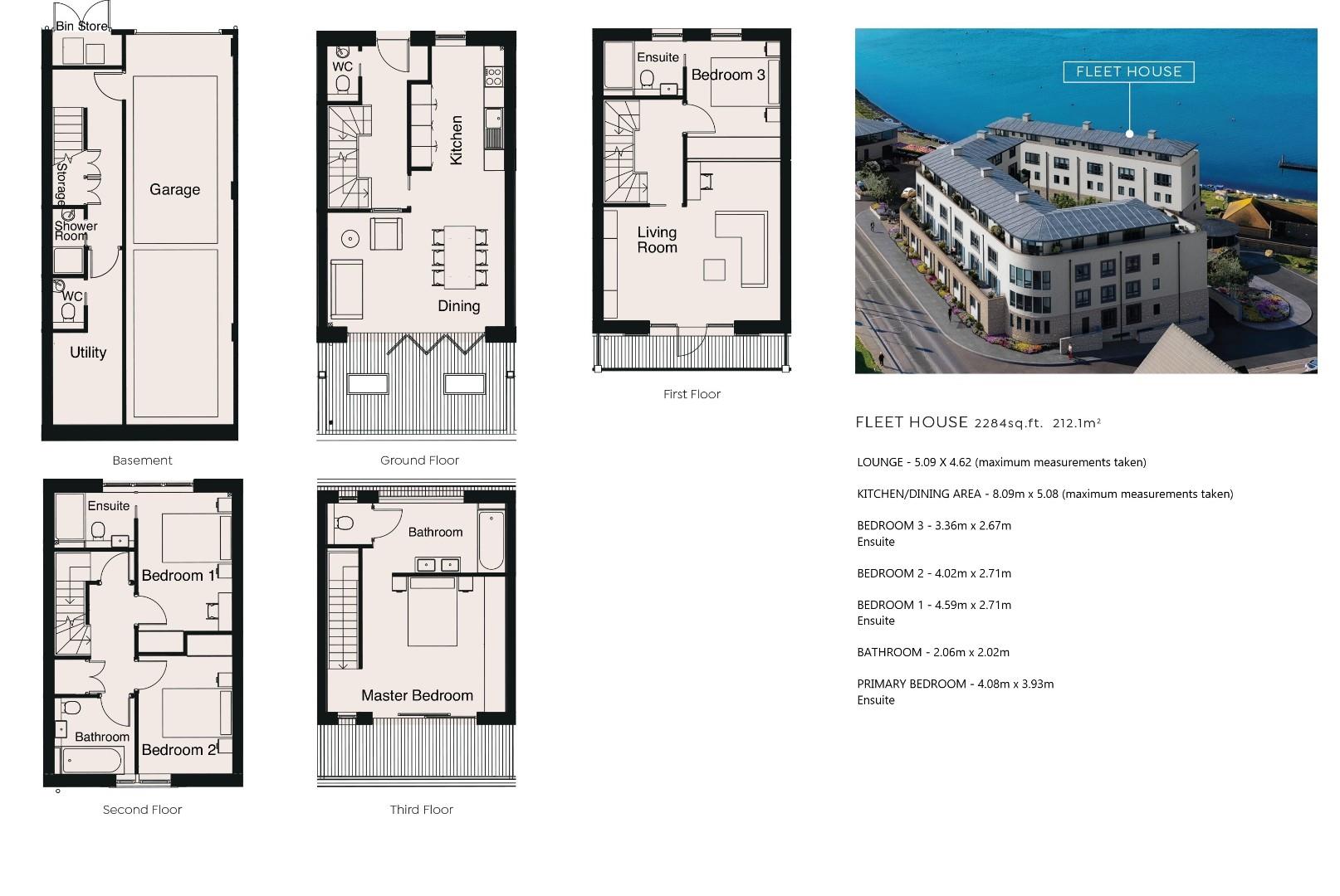 Fleet House, No 1 Chesil Beach, Ferrymans Way, Weymouth floorplan
