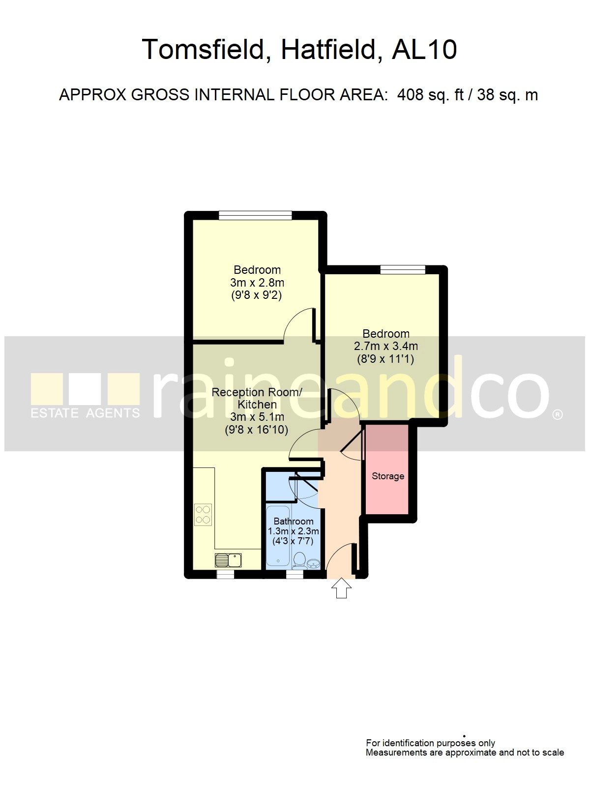 14, Tomsfield, Hatfield floorplan