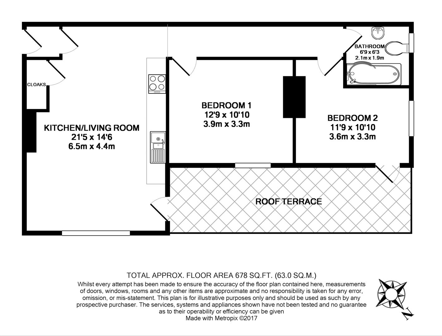 4 Thornsett Villas, 9 Thornsett Road, Sheffield floorplan