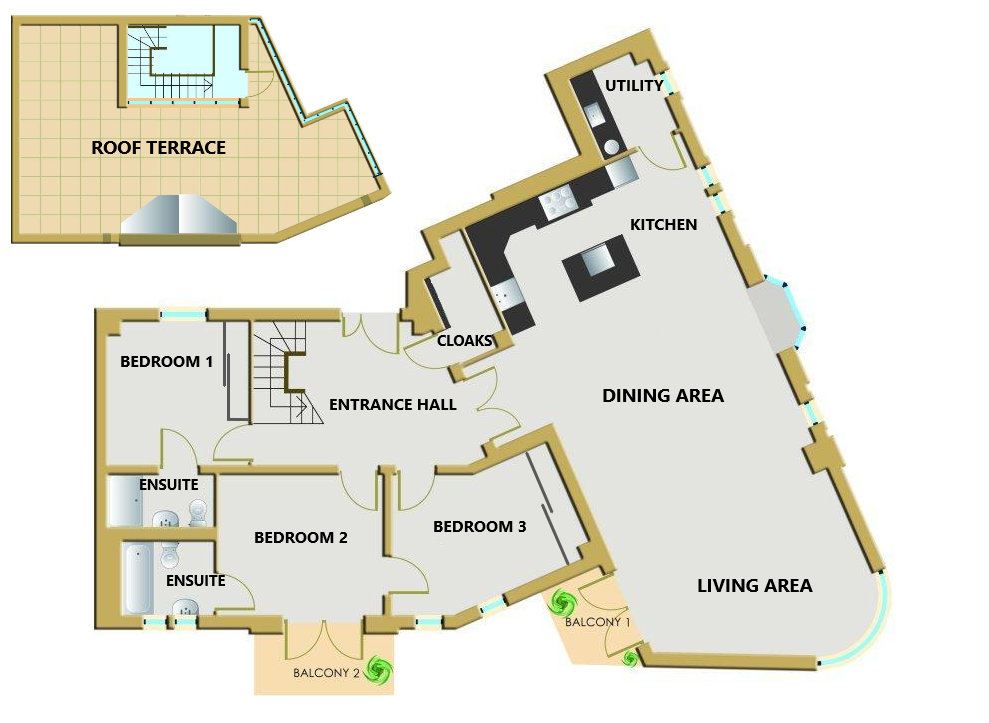 14, Abbey Court, TAVISTOCK floorplan