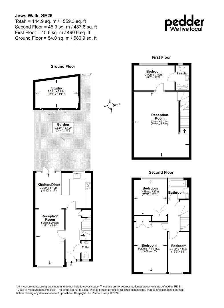 18, Jews Walk, London floorplan
