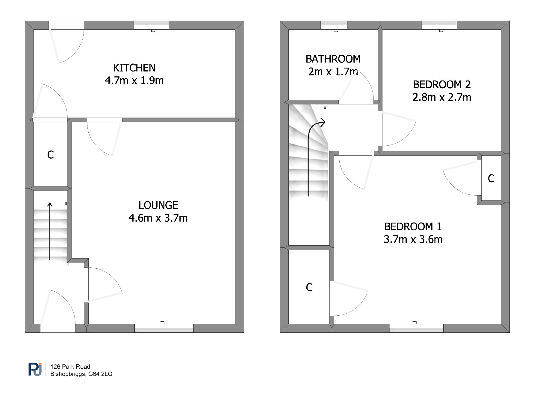 126 Park Road, Bishopbriggs,, Glasgow floorplan