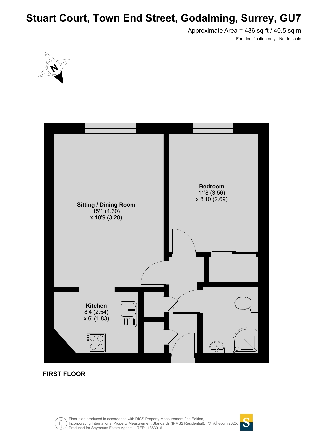 15 Stuart Court,, Town End Street, Surrey floorplan