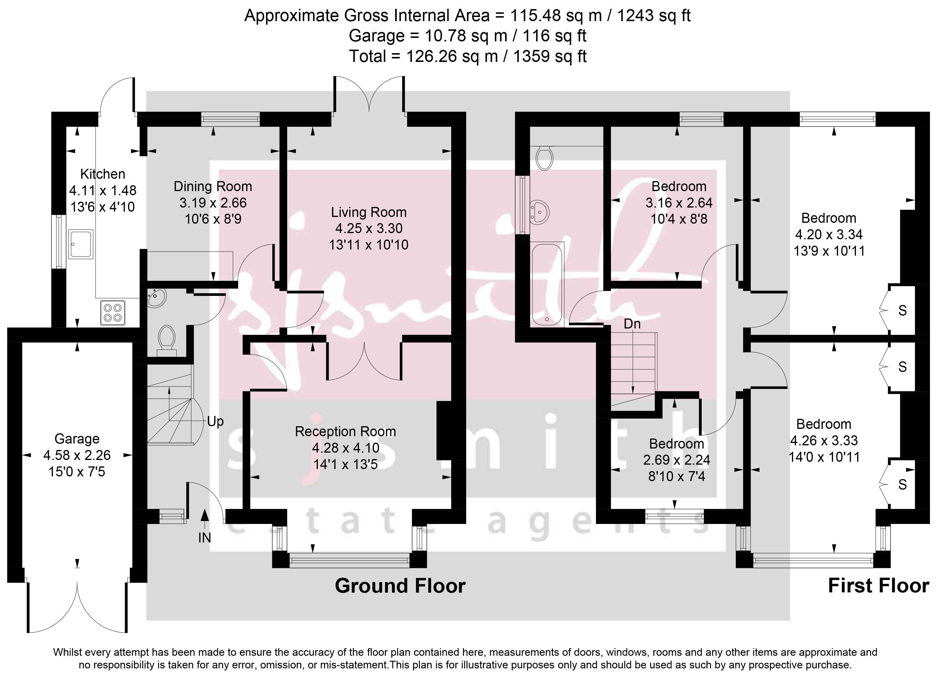 Manor Road, Ashford floorplan