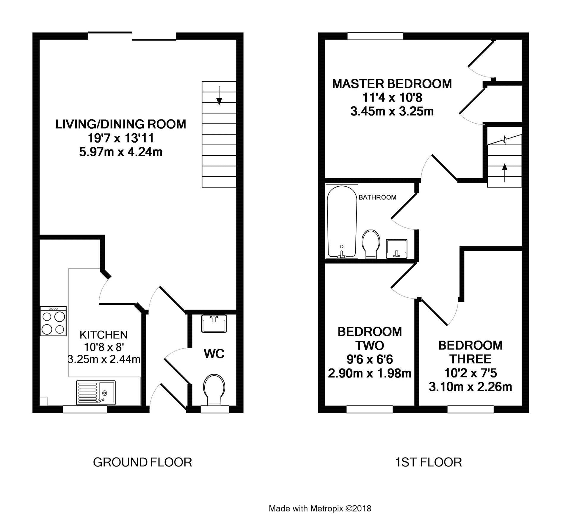 41, Statham Court, Bracknell floorplan