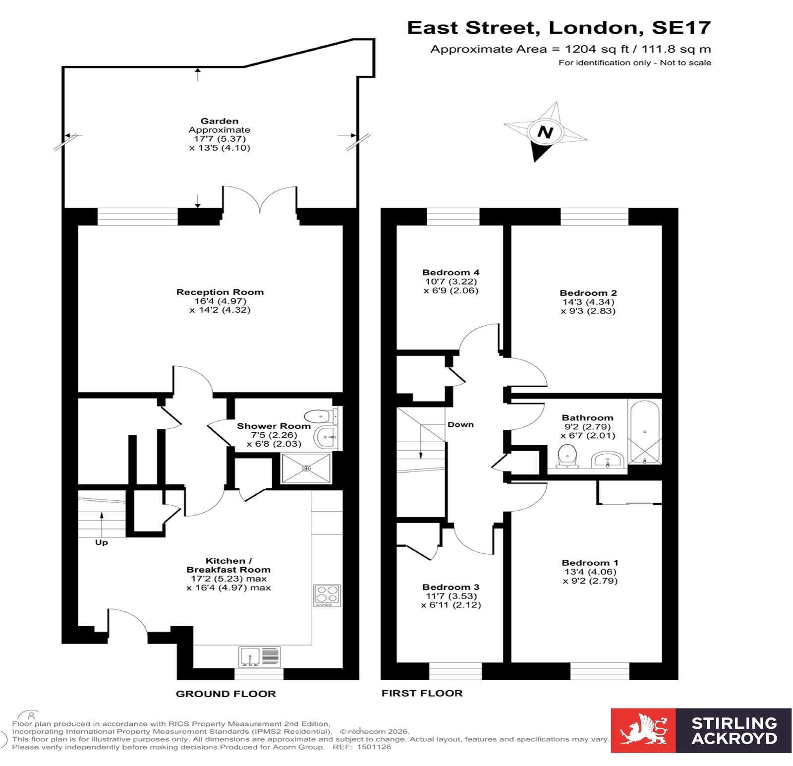 Flat 4, Severin Court,, East Street, London floorplan