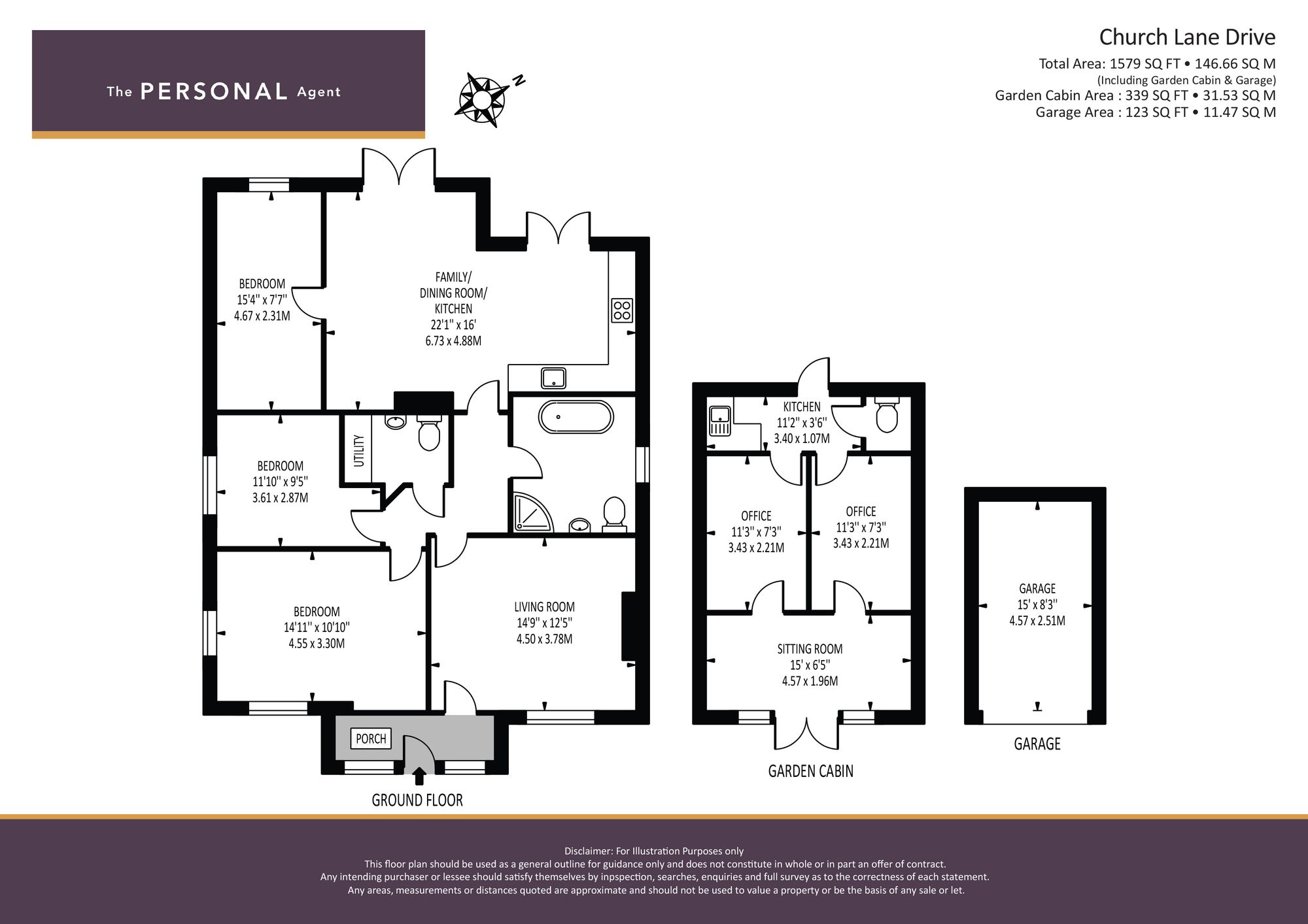 28 Church Lane Drive, Coulsdon floorplan