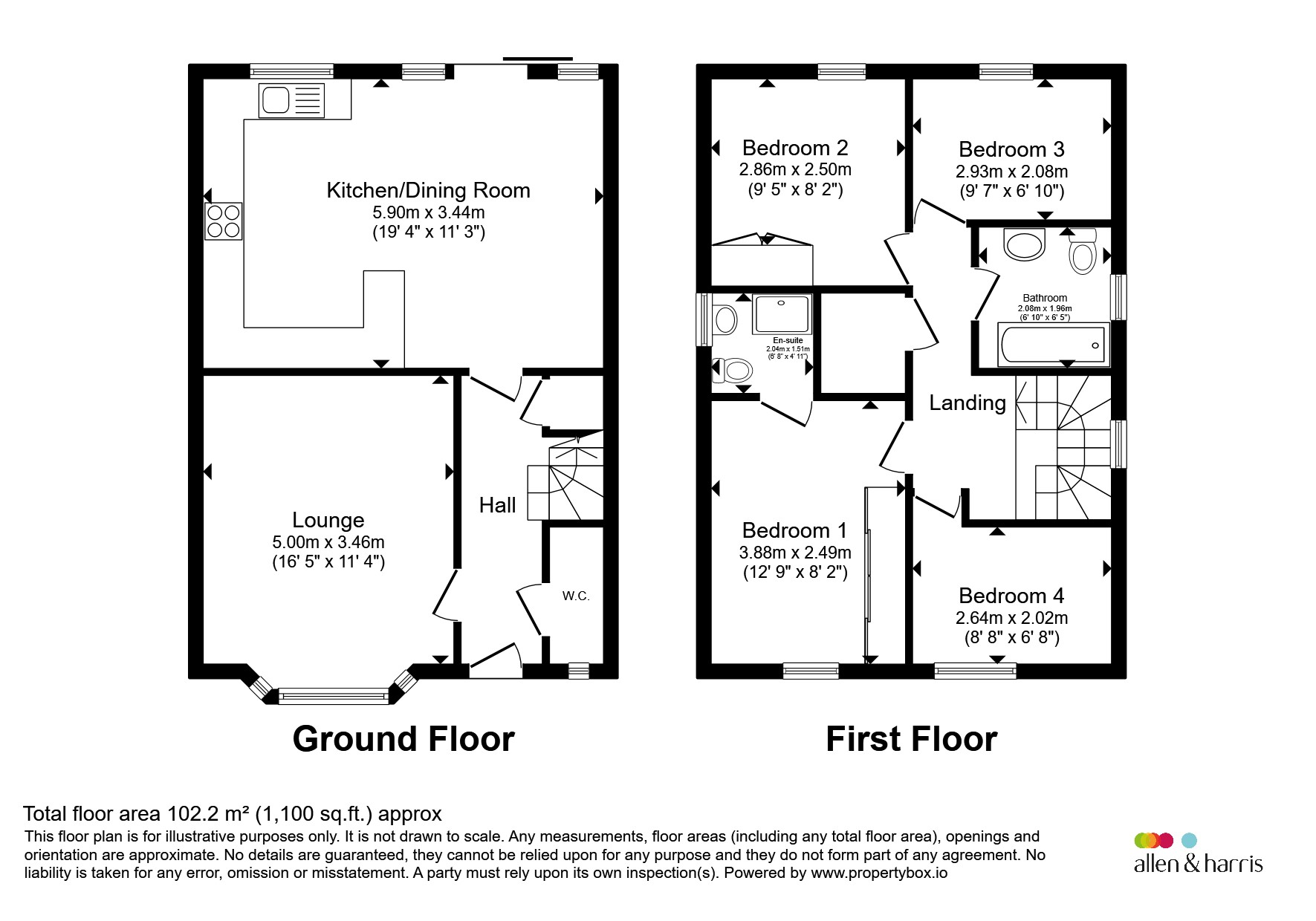 4, Birklands Wynd, Kilwinning floorplan