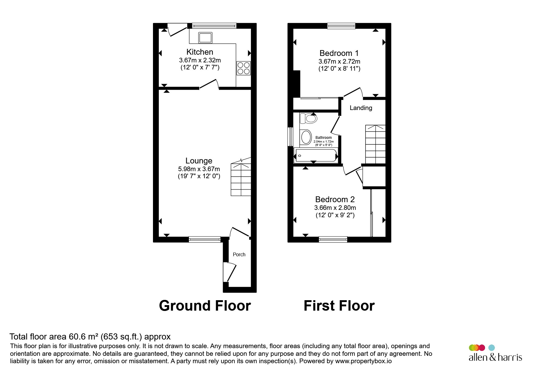 12, O'neill Avenue, Glasgow floorplan