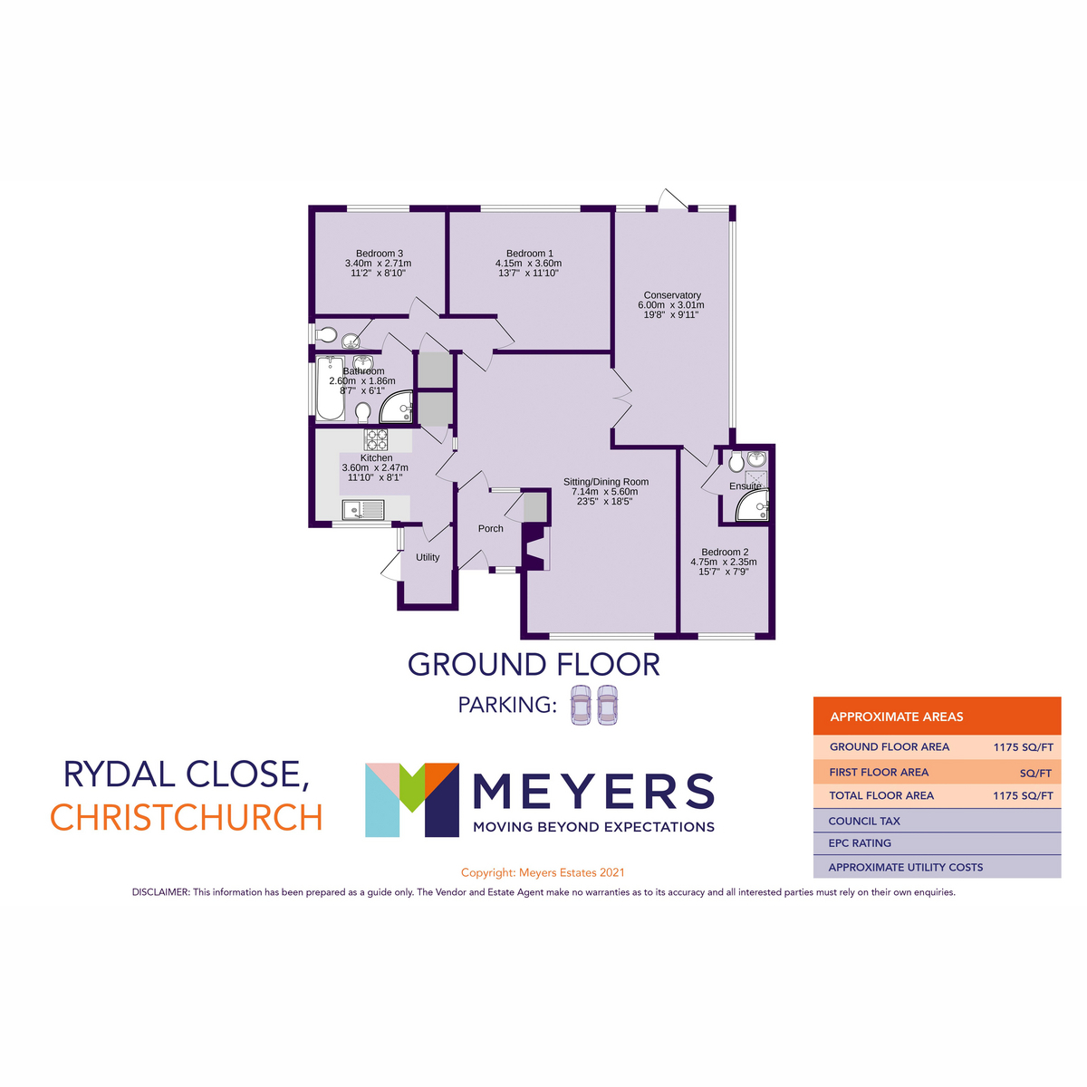 6, Rydal Close, Christchurch floorplan