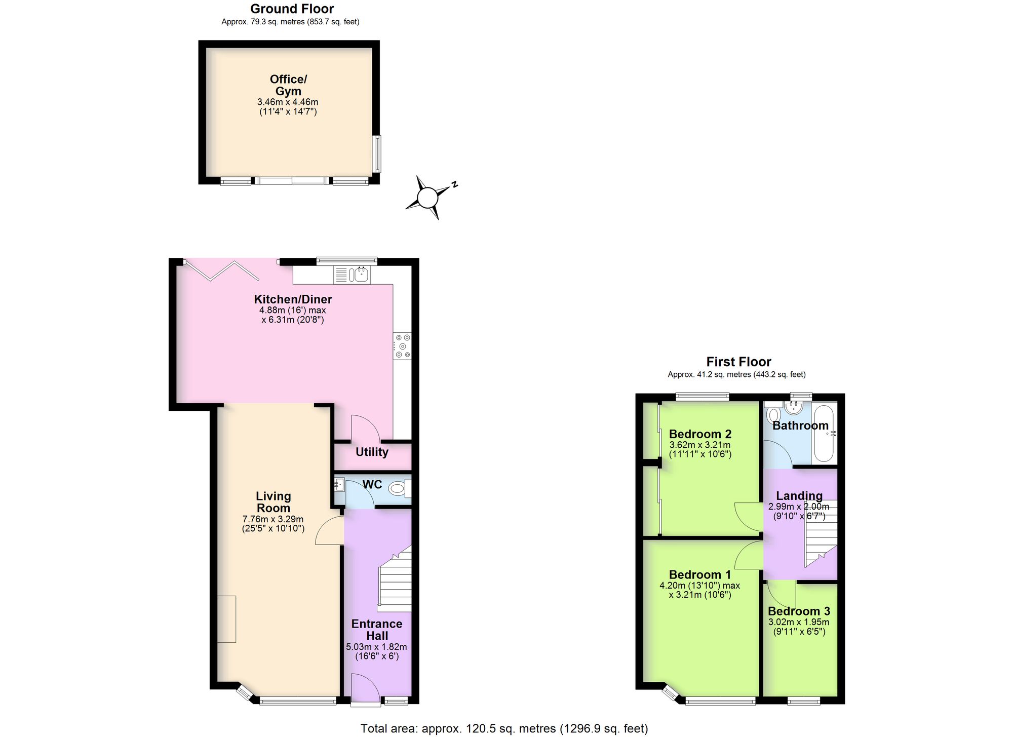 214 Gretna Road, Coventry floorplan