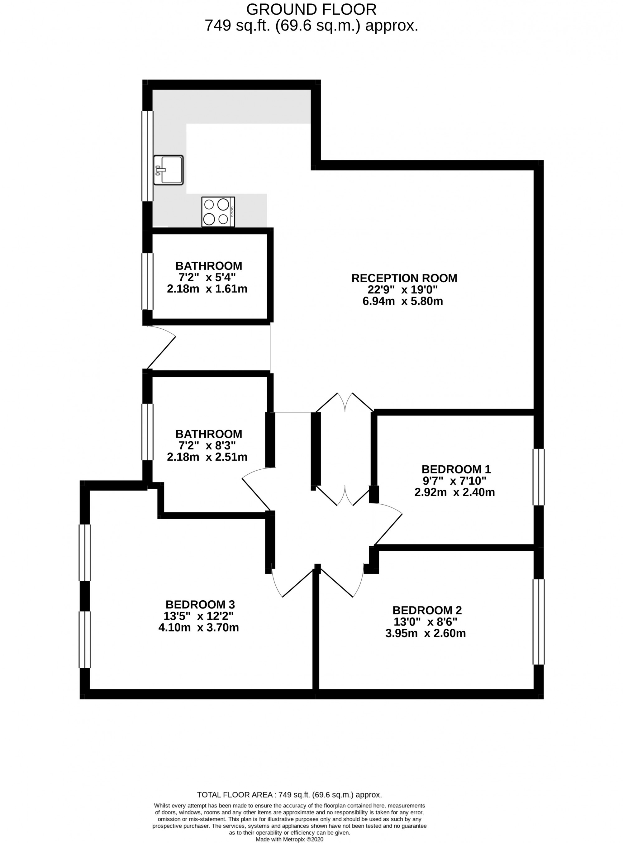 Fenner House, Watts Street floorplan