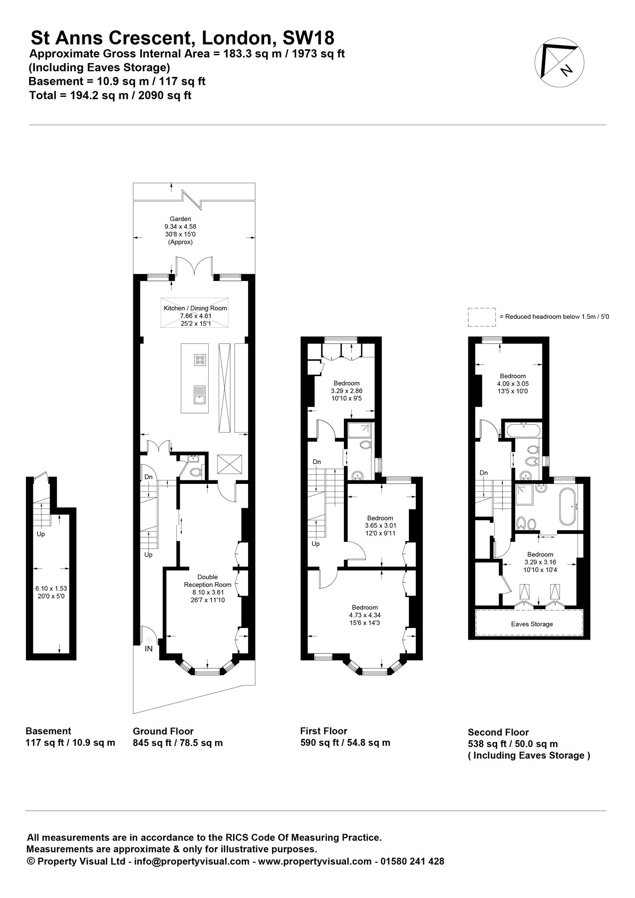 5 Bedrooms Terraced house for sale in St. Ann's Crescent, Wandsworth, London SW18