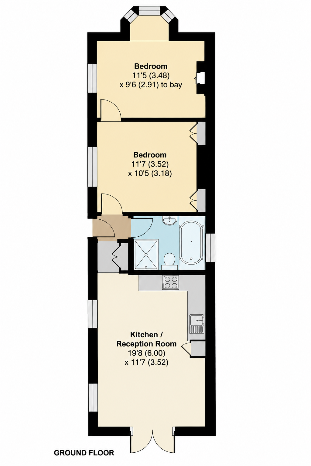 Bluebell Cottage, Bottom Pond Road, Sittingbourne floorplan