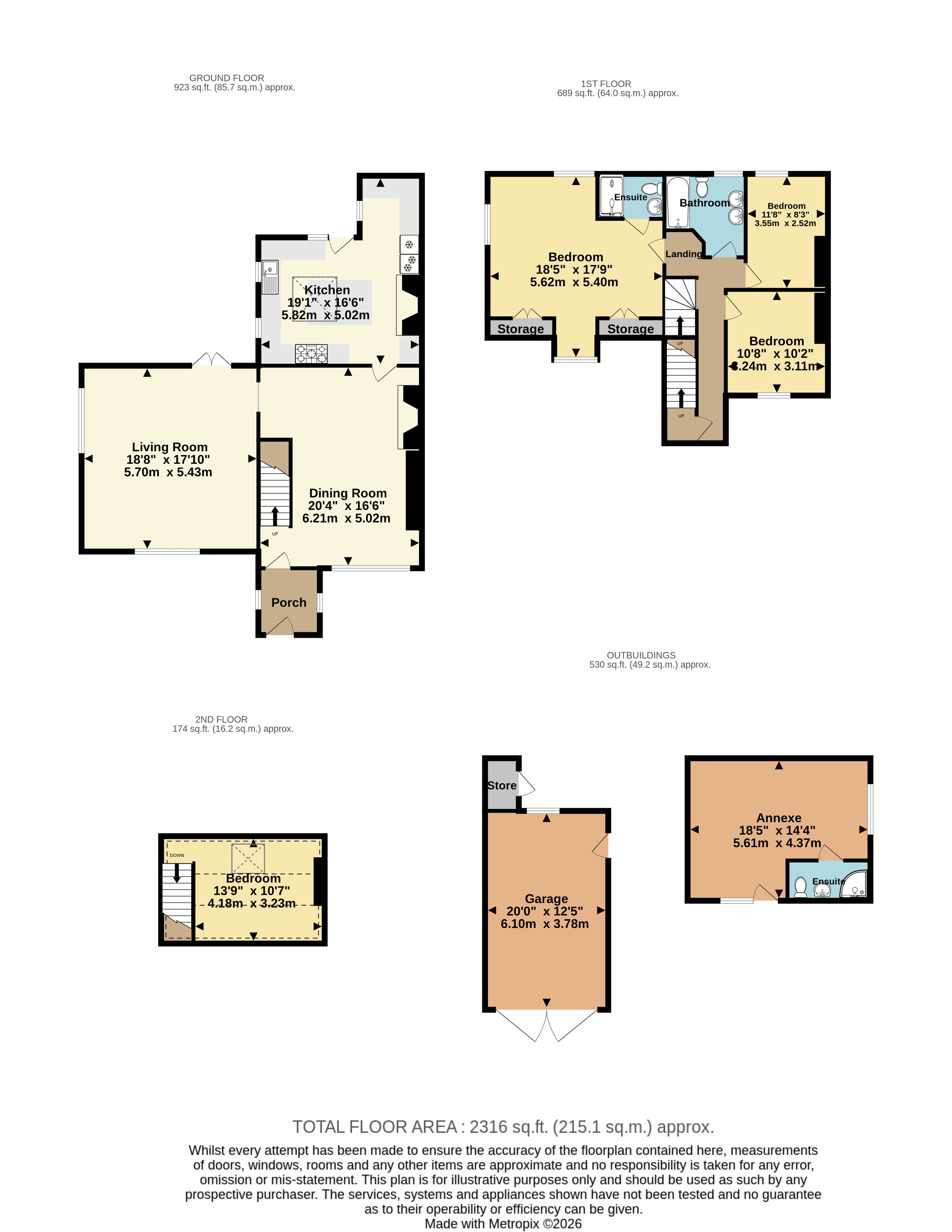 2, Broomhill Cottages, Ospringe floorplan