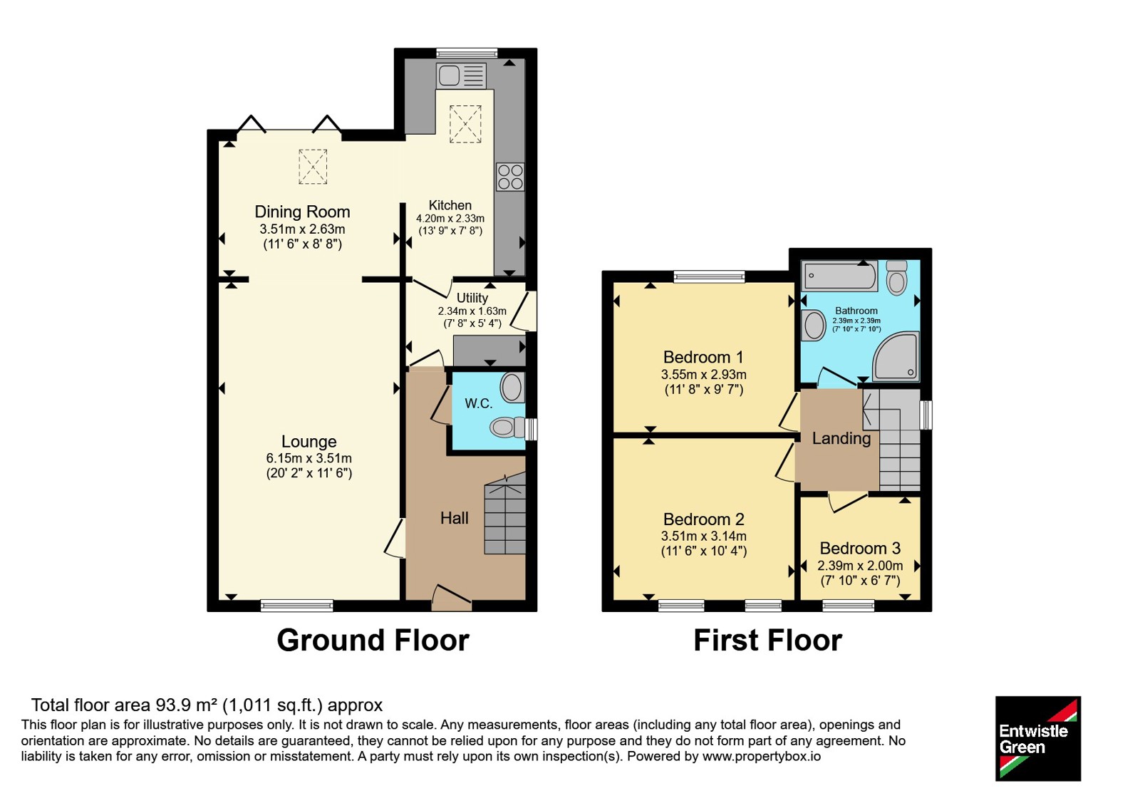 161, Blackpool Road North, Lancashire floorplan